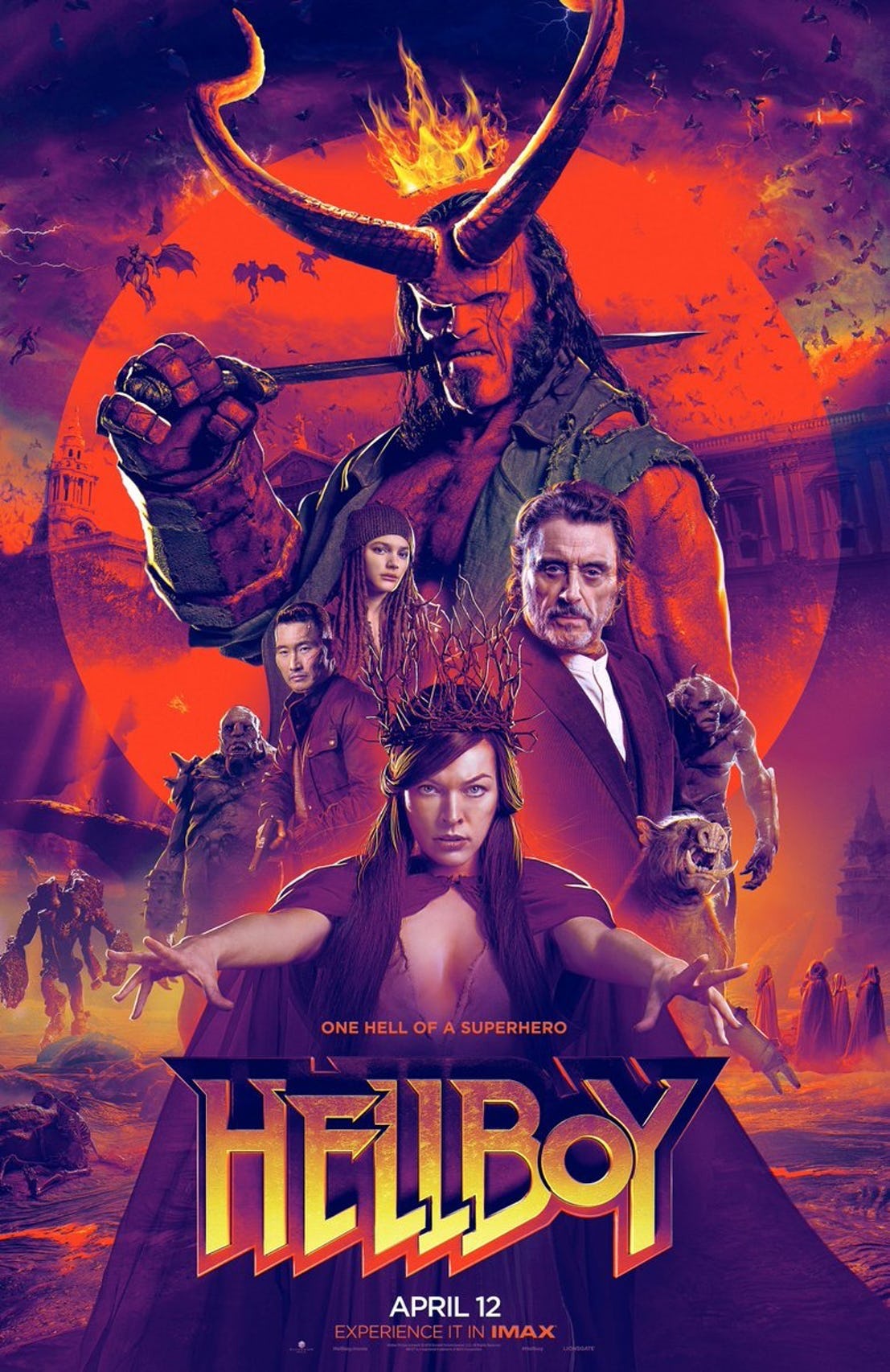 'Hellboy' Posters Give Another Look at Main Cast Movie News Net