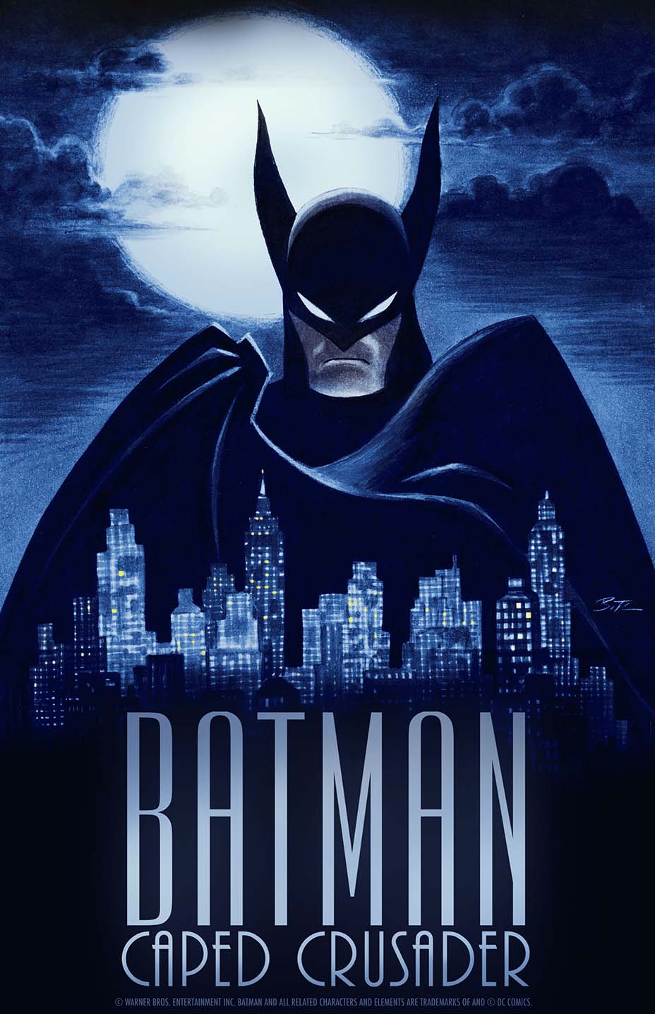 Batman animated series poster