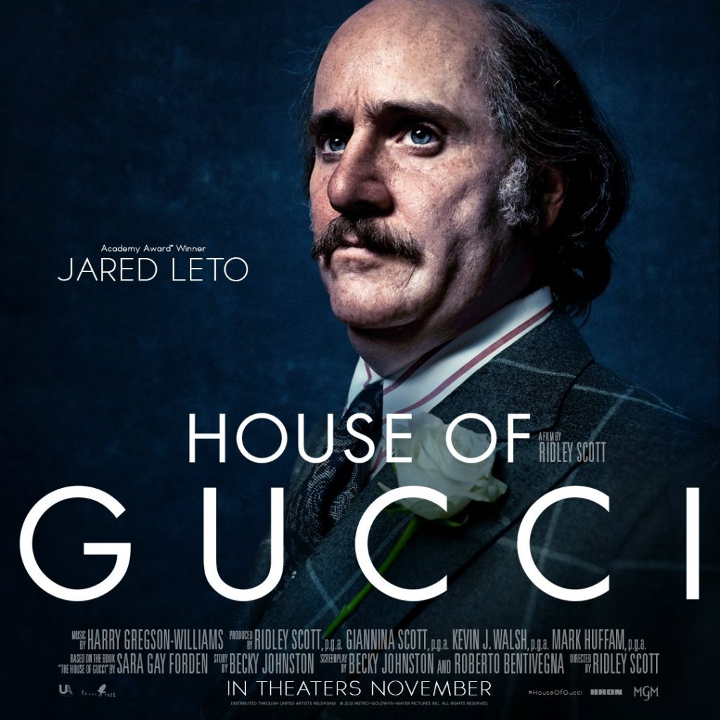 Jared Leto House of Gucci poster