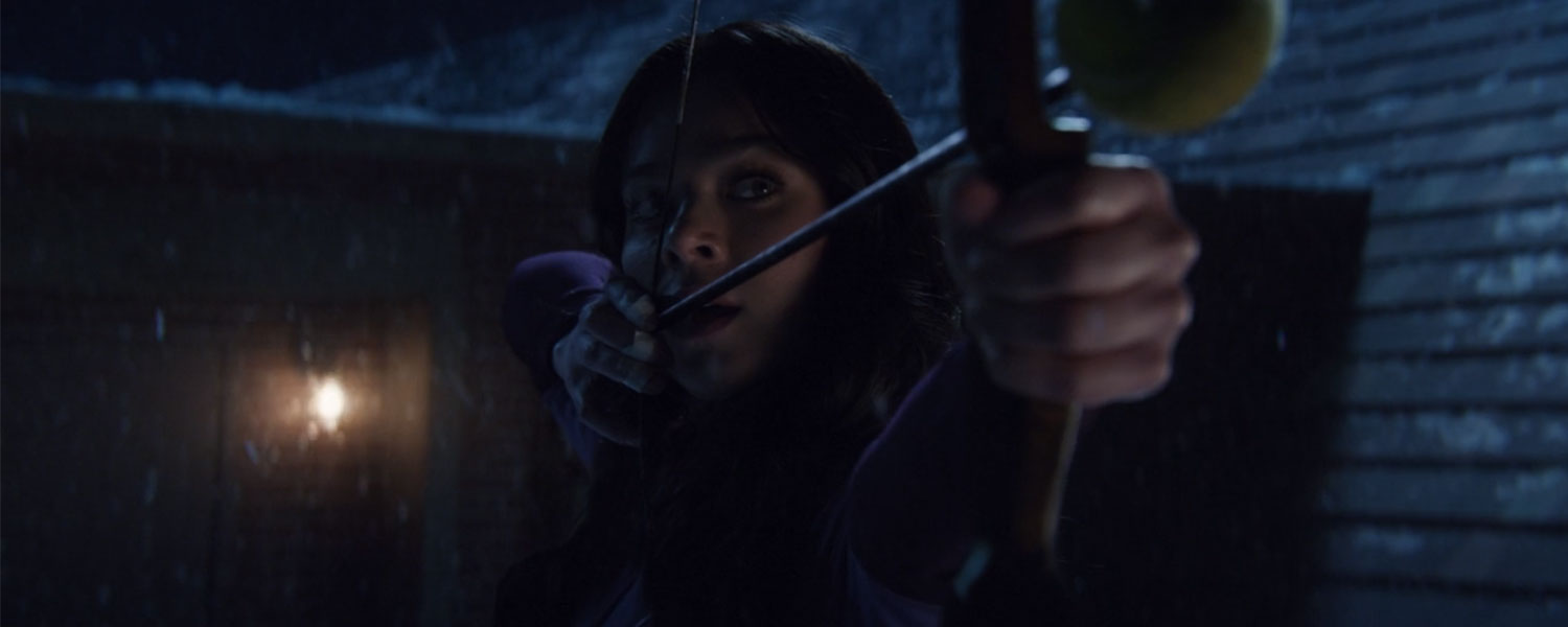 Hailee Steinfield as Kate Bishop in Hawkeye