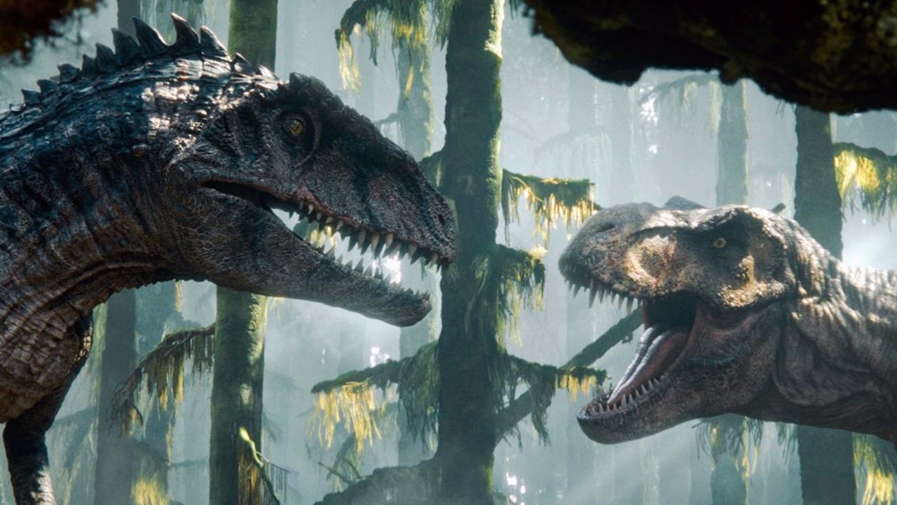 Giganotosaurus and T-Rex face off in Jurassic World: Dominion