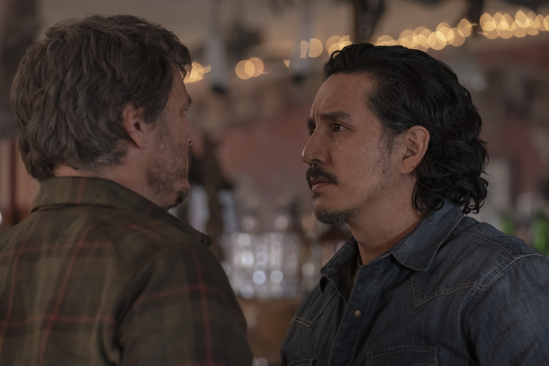 Joel Having a Panic Attack / Pedro Pascal Leaning on Post
